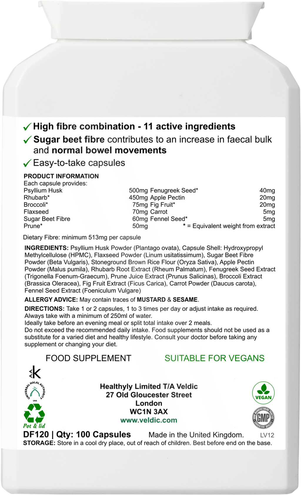 natural fibre cleanse supplement for digestion