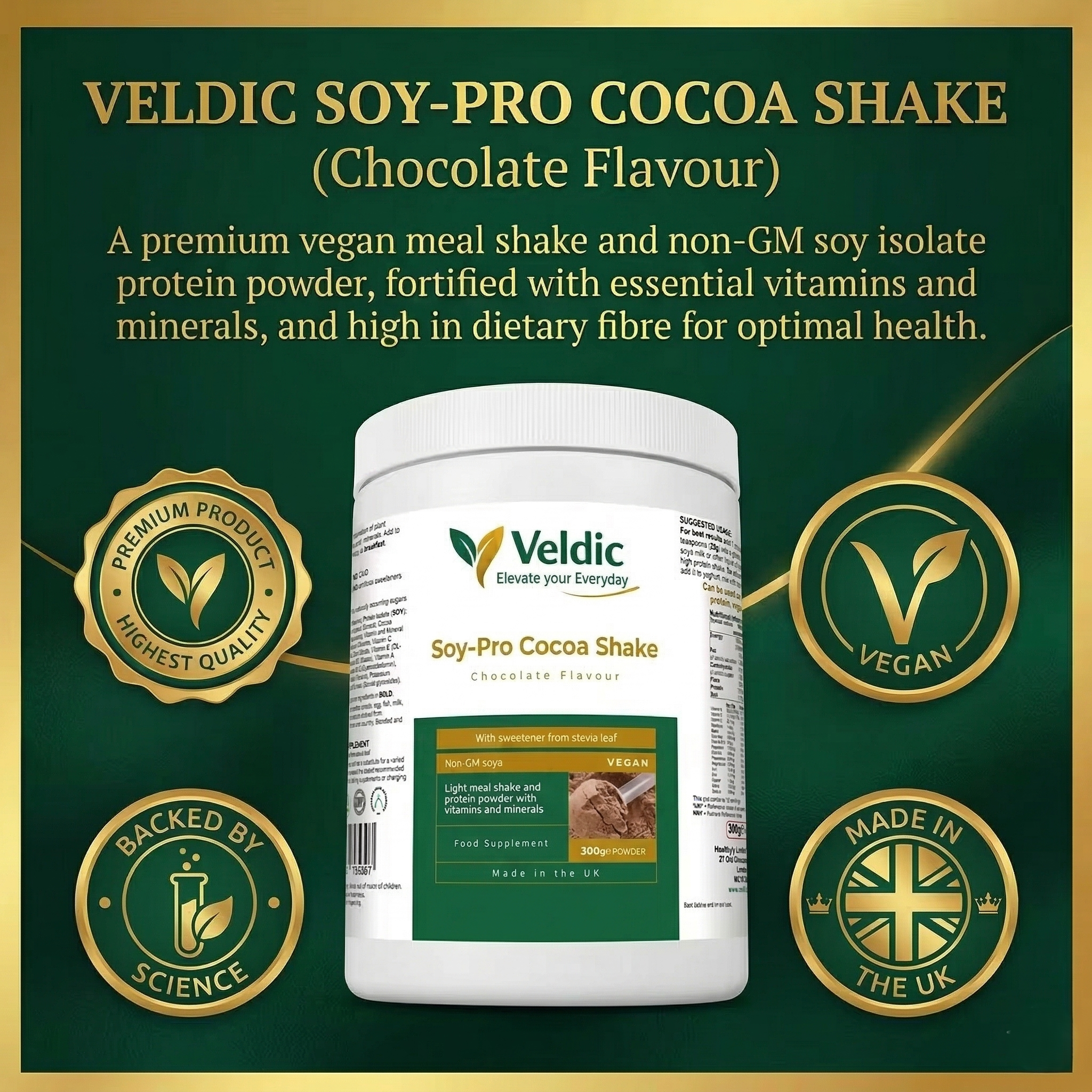 soy protein supplement for muscle support