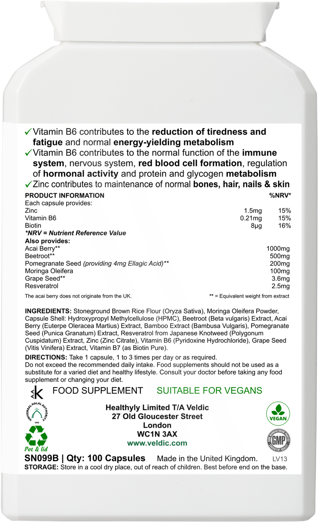 acai berry supplement for immunity and wellness