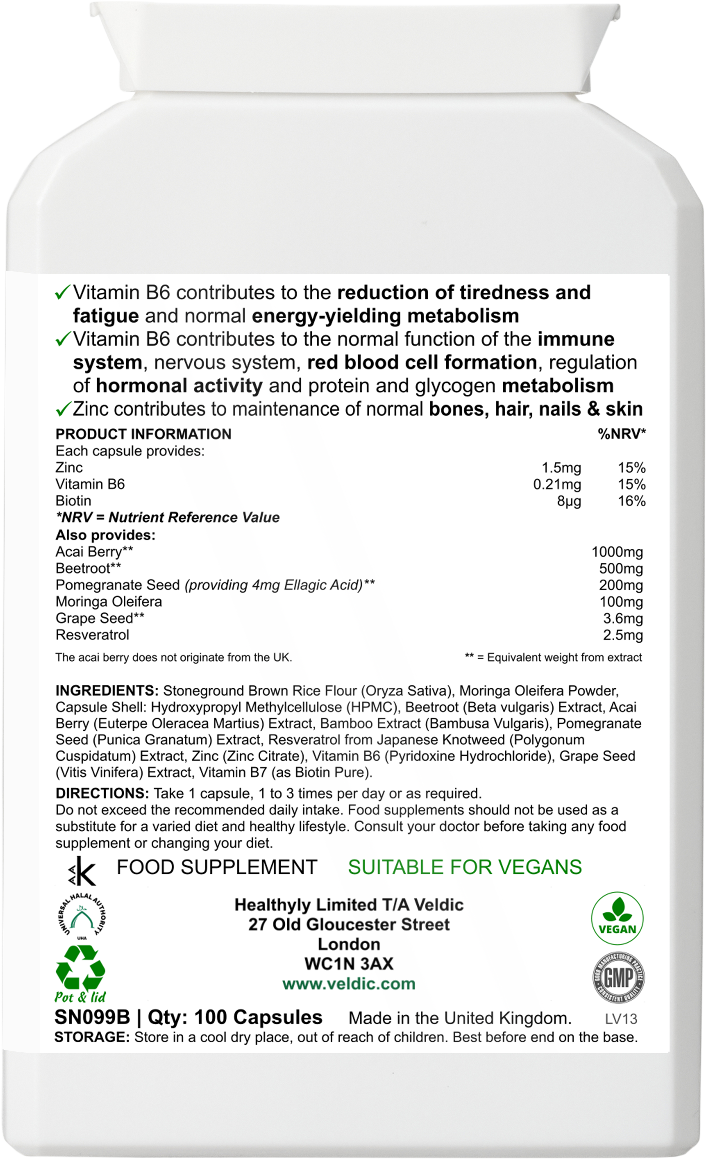 acai berry supplement for immunity and wellness