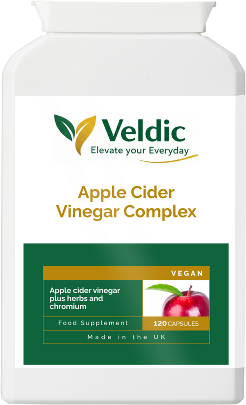 veldic apple cider vinegar complex for digestion and metabolism