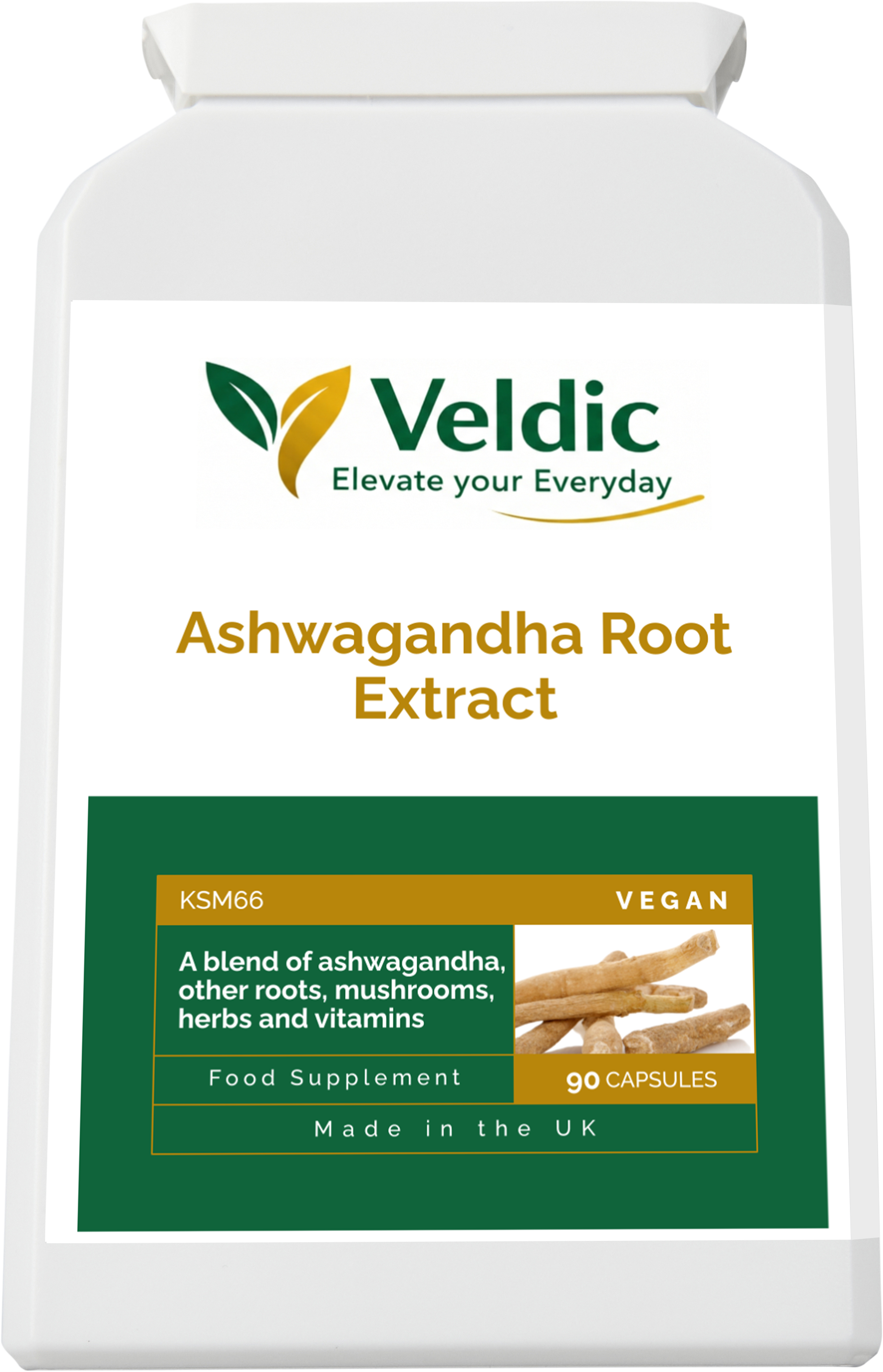 veldic ashwagandha root extract for stress relief and relaxation