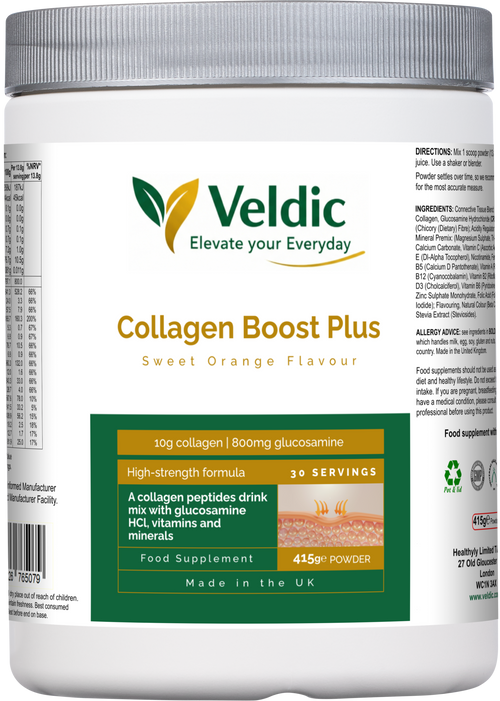 collagen boost plus supplement for skin hydration and joint support