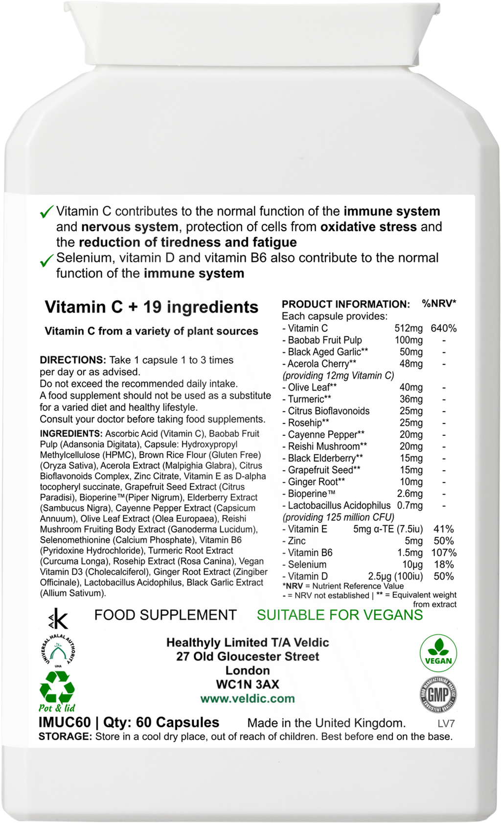 daily vitamin supplement for health and vitality