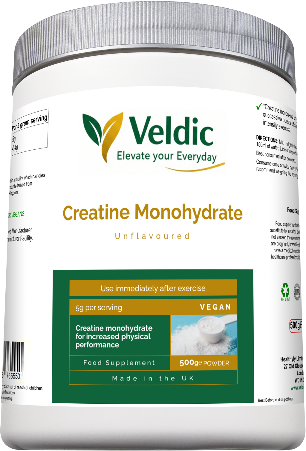 muscle support supplement with creatine