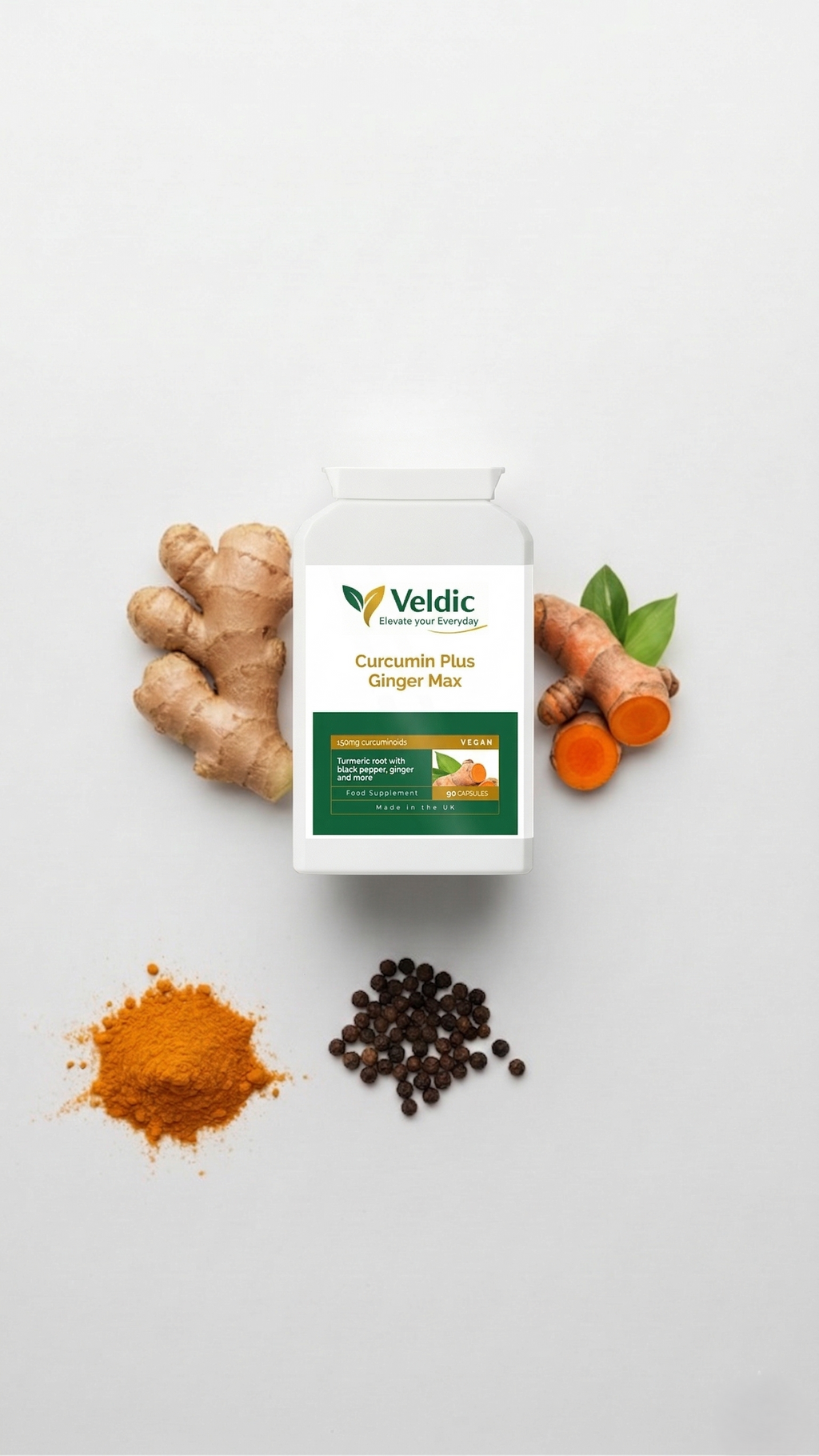daily curcumin supplement for health support