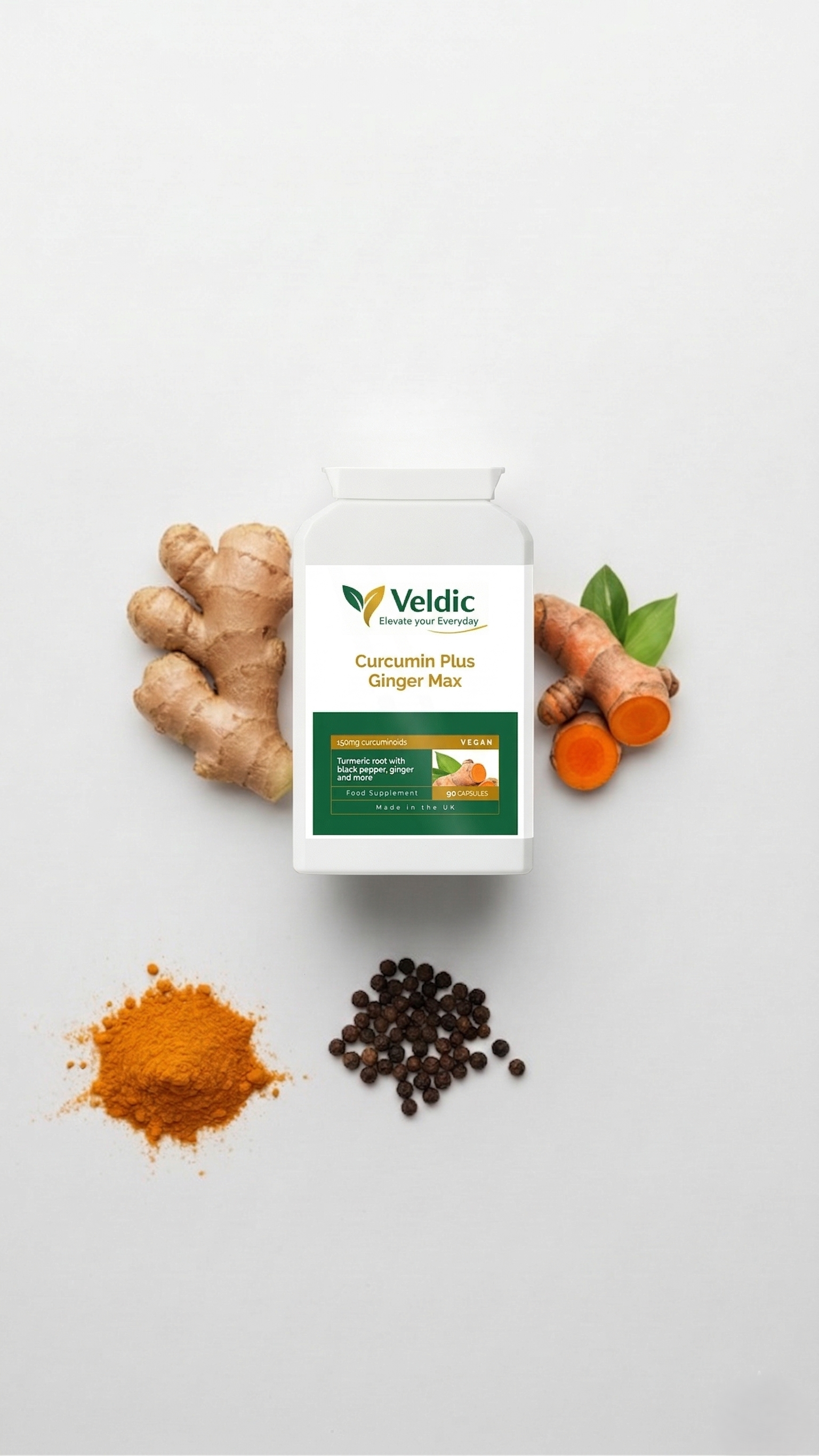 daily curcumin supplement for health support