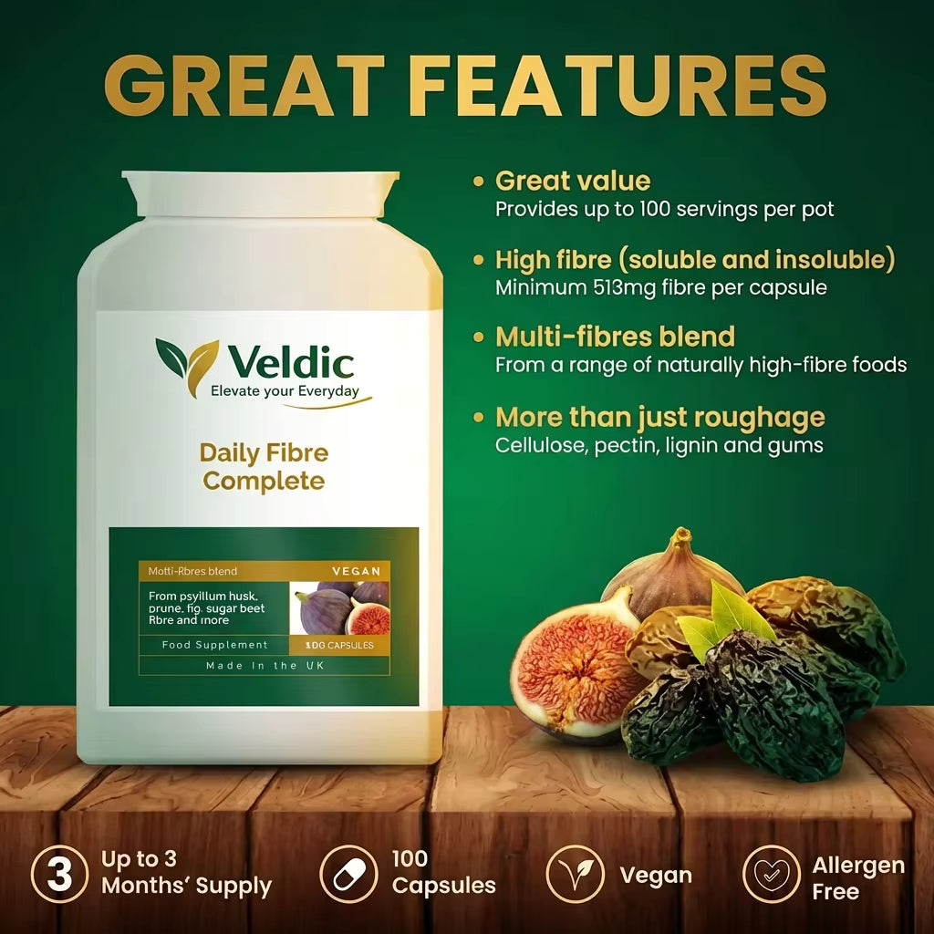 fibre supplement for bloating relief and gut balance