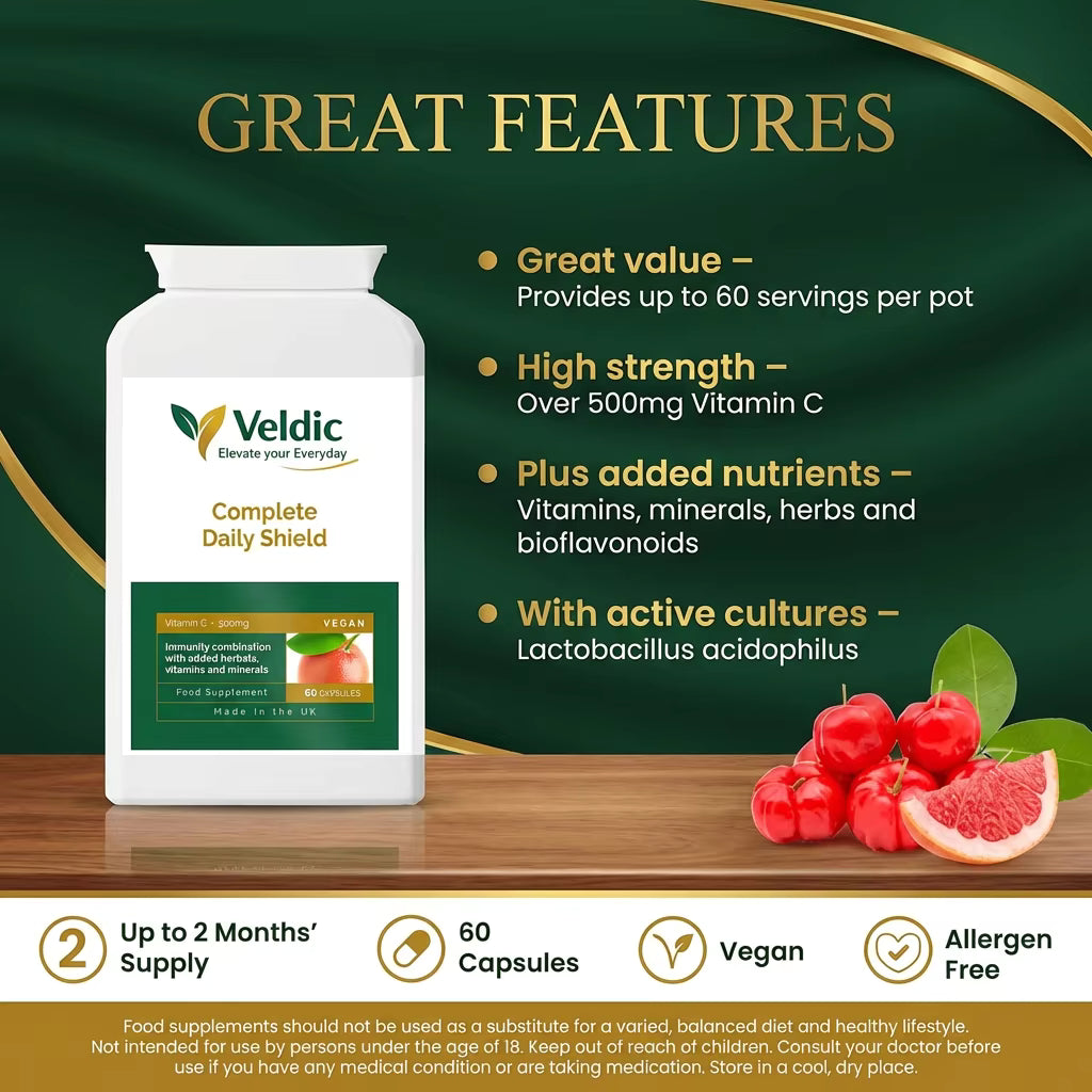 daily immune support supplement for overall health and wellness