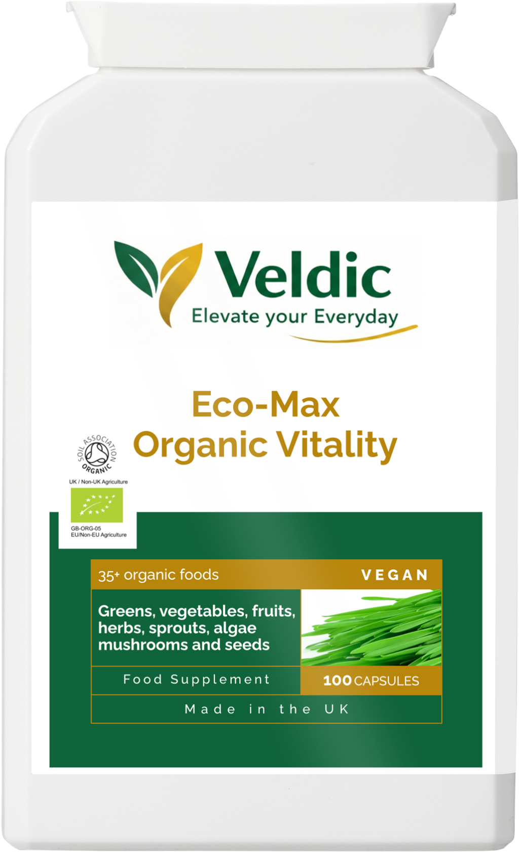 veldic eco max organic vitality supplement for energy and wellness