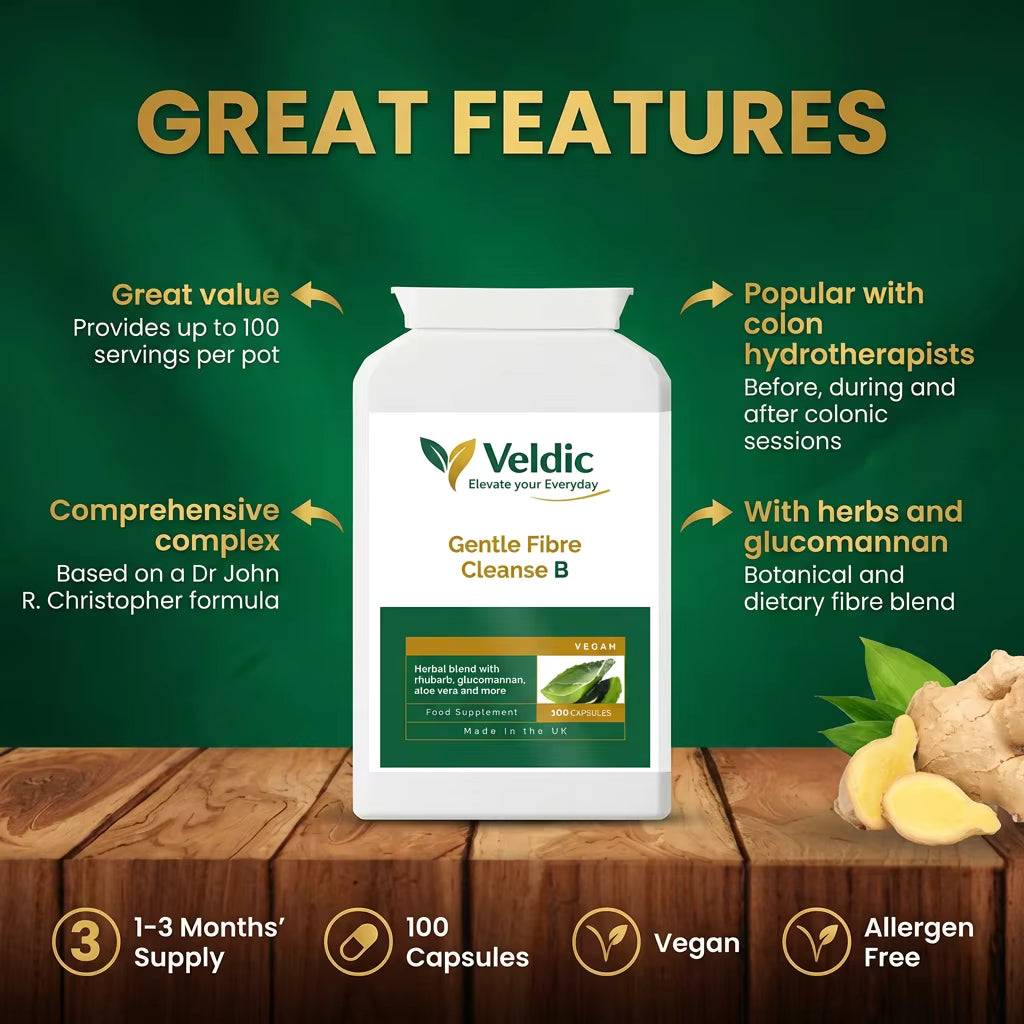advanced fibre cleanse supplement for digestive health

