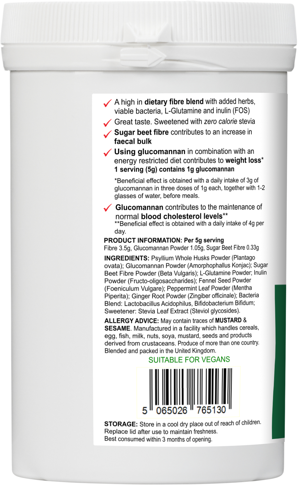 fibre complex product bottle image