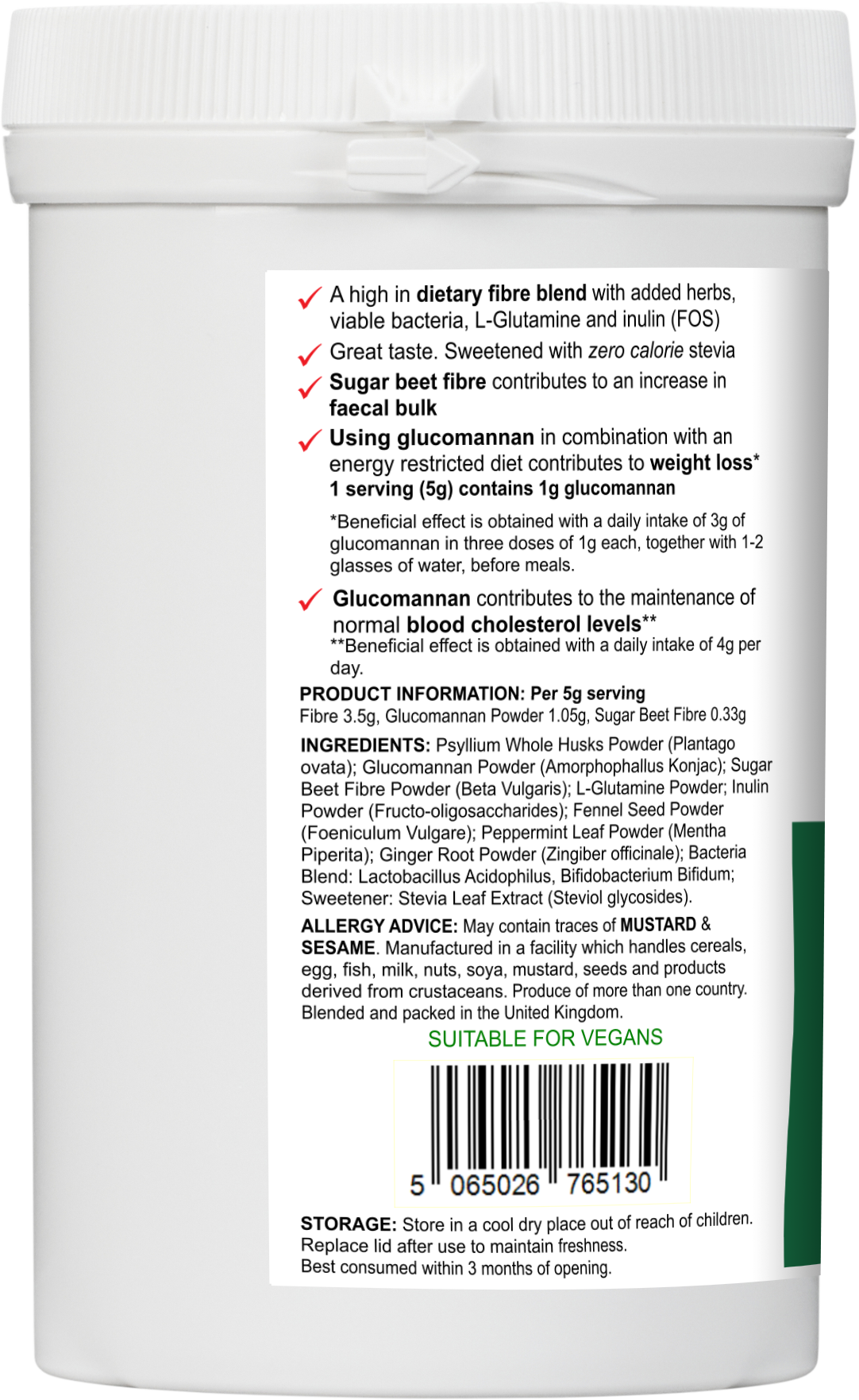 fibre complex product bottle image