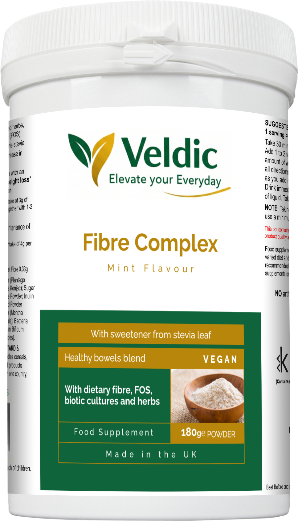 fibre capsules for digestion and gut health