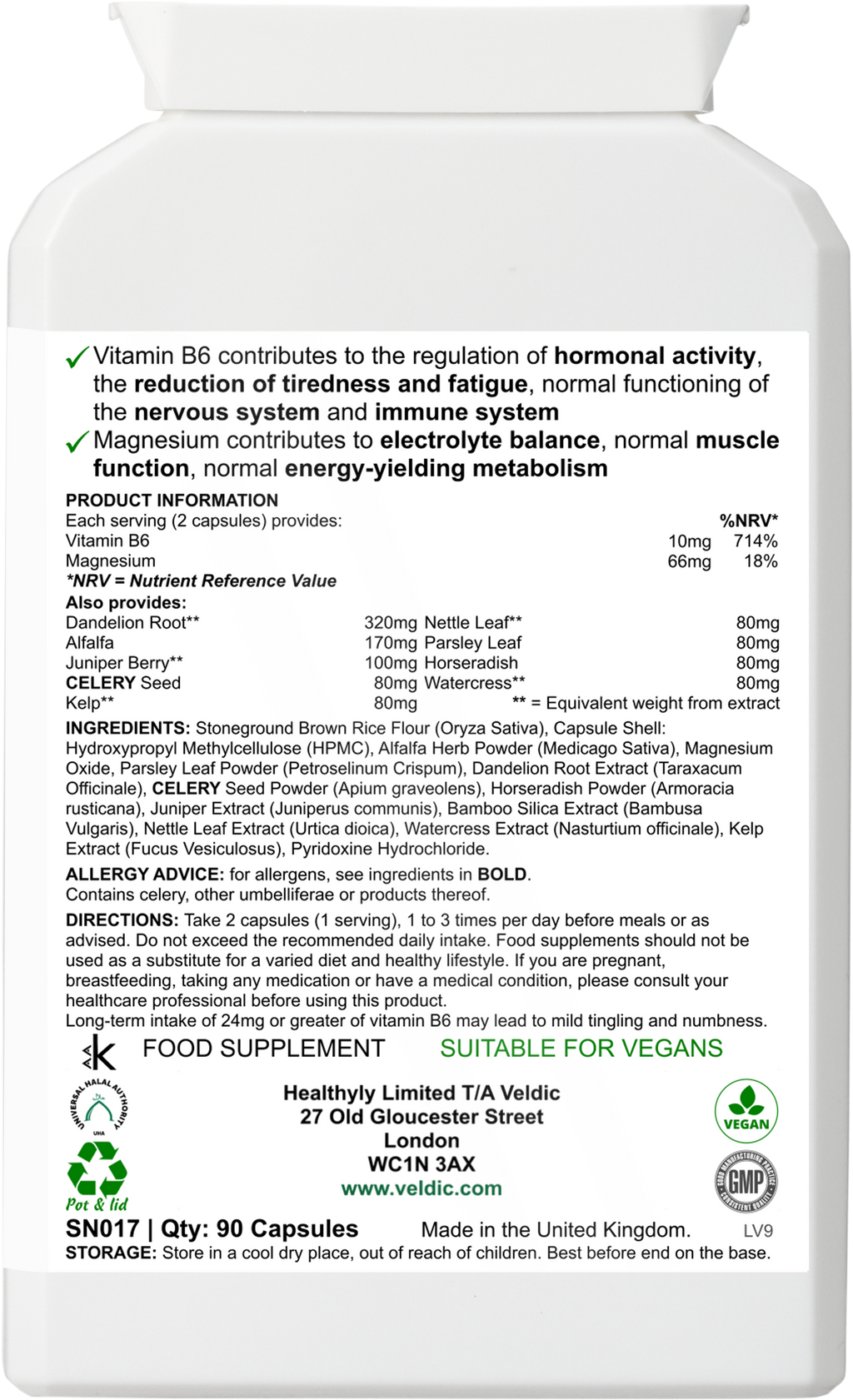 daily supplement for fluid and electrolyte balance