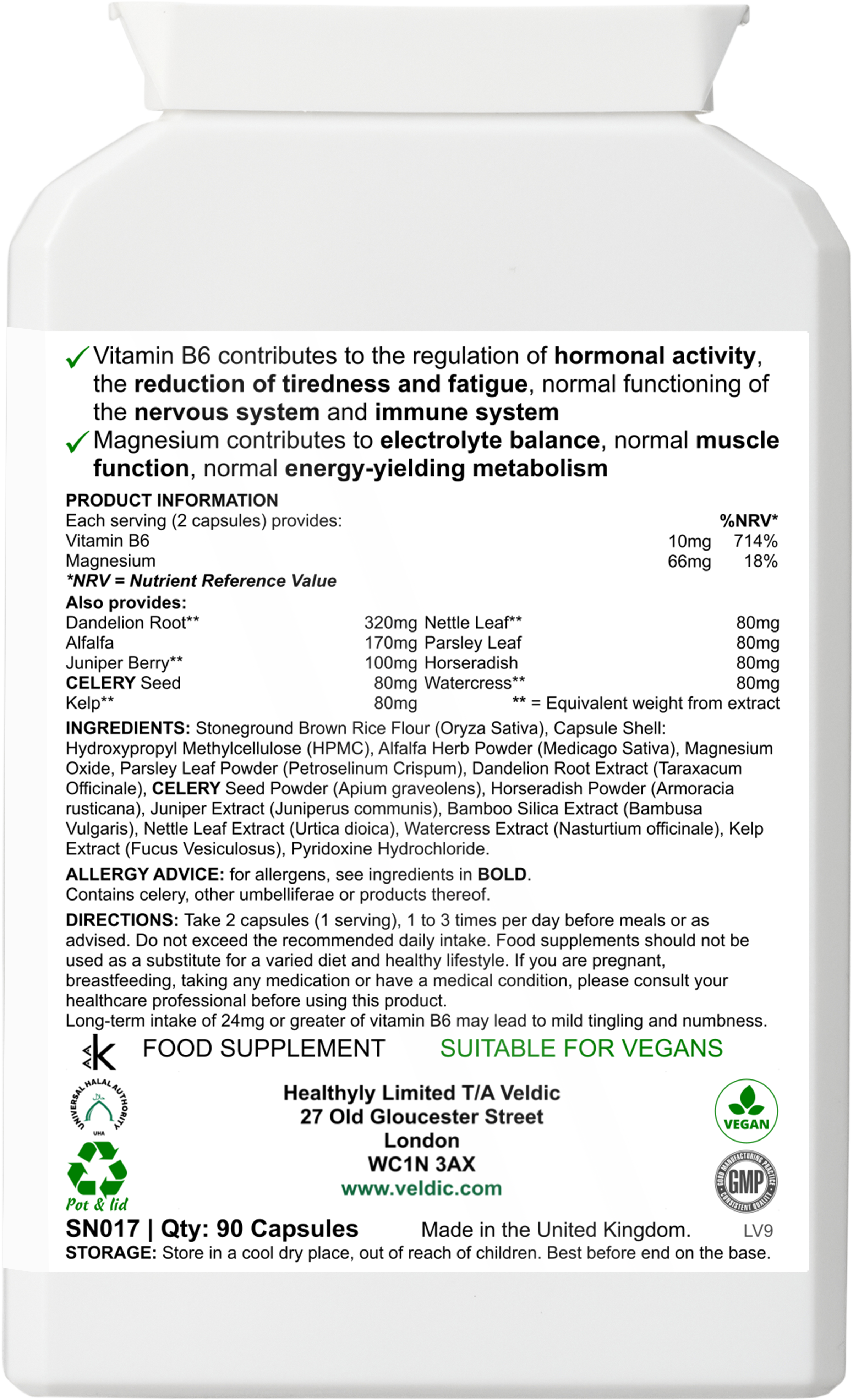 daily supplement for fluid and electrolyte balance