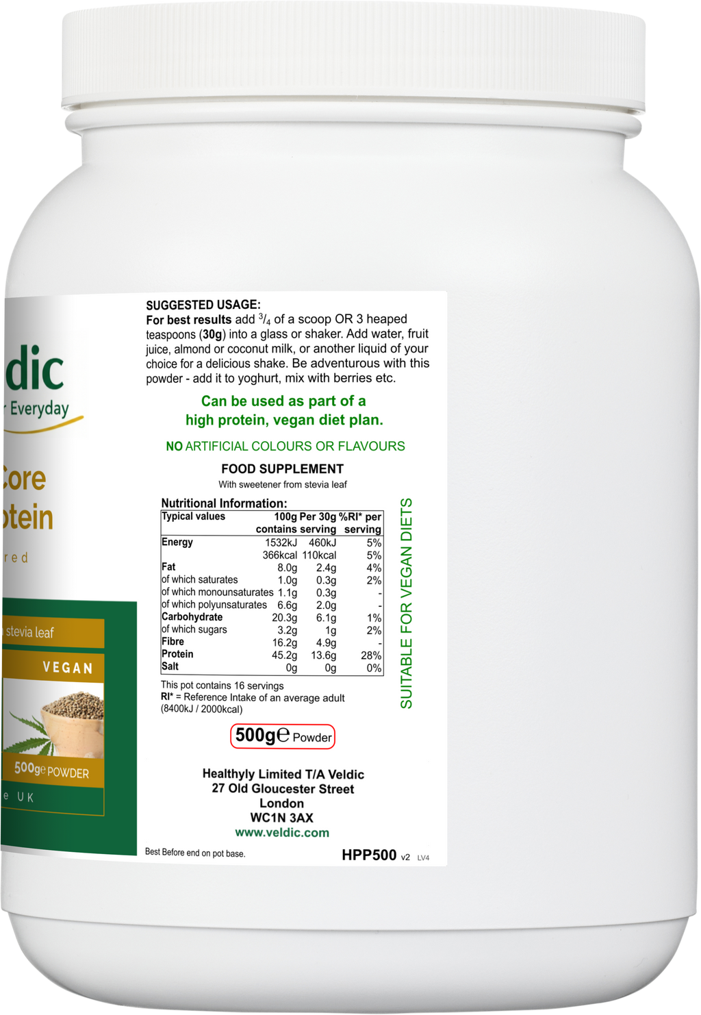 plant based protein for daily nutrition and strength