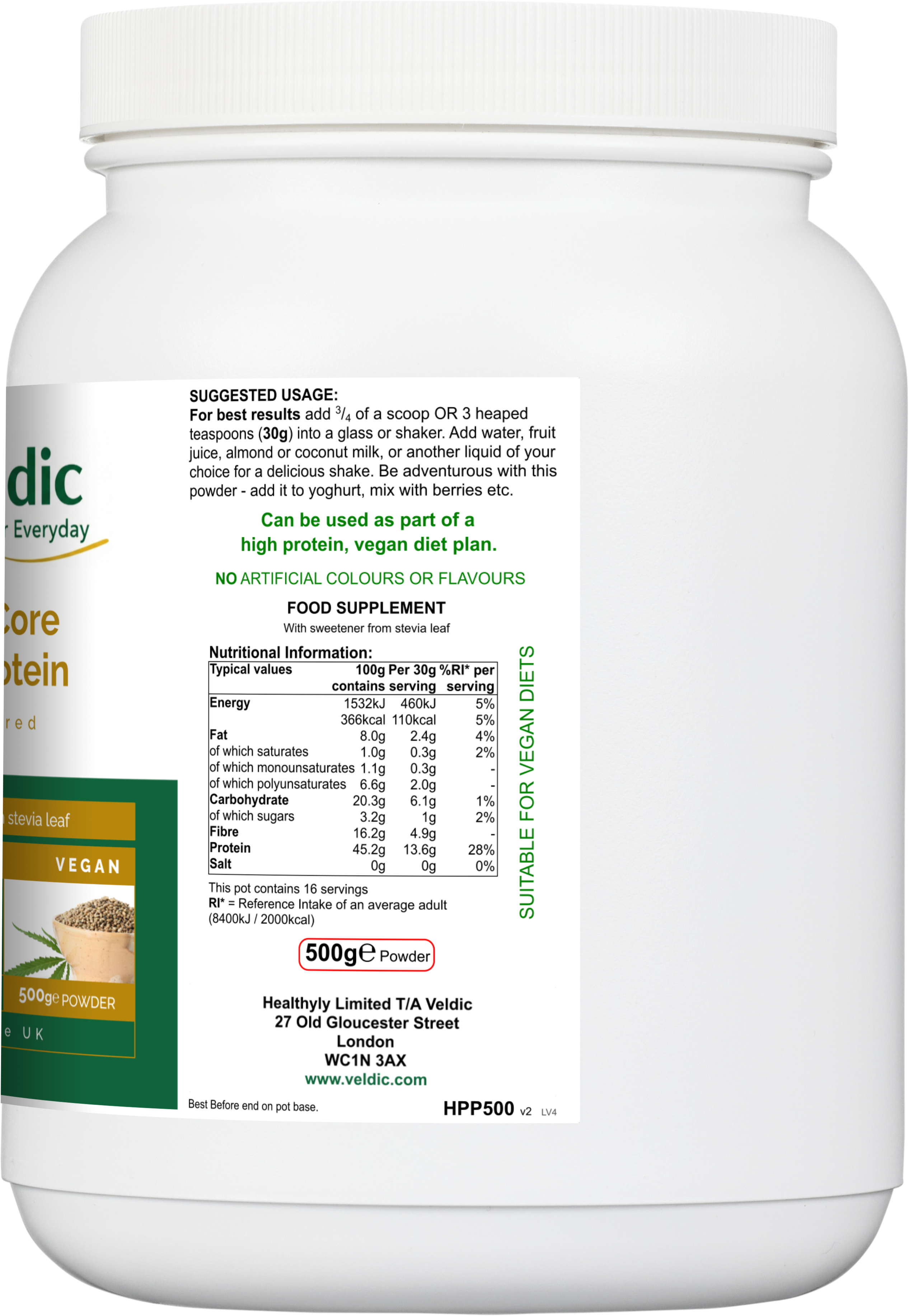 plant based protein for daily nutrition and strength