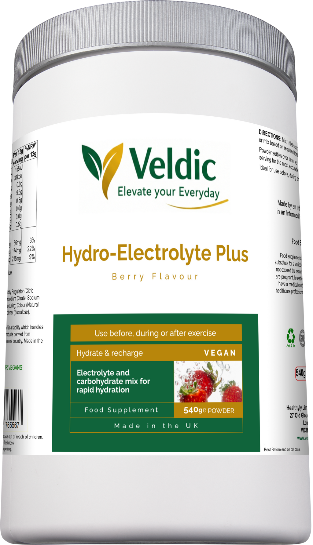 electrolyte supplement for active lifestyle