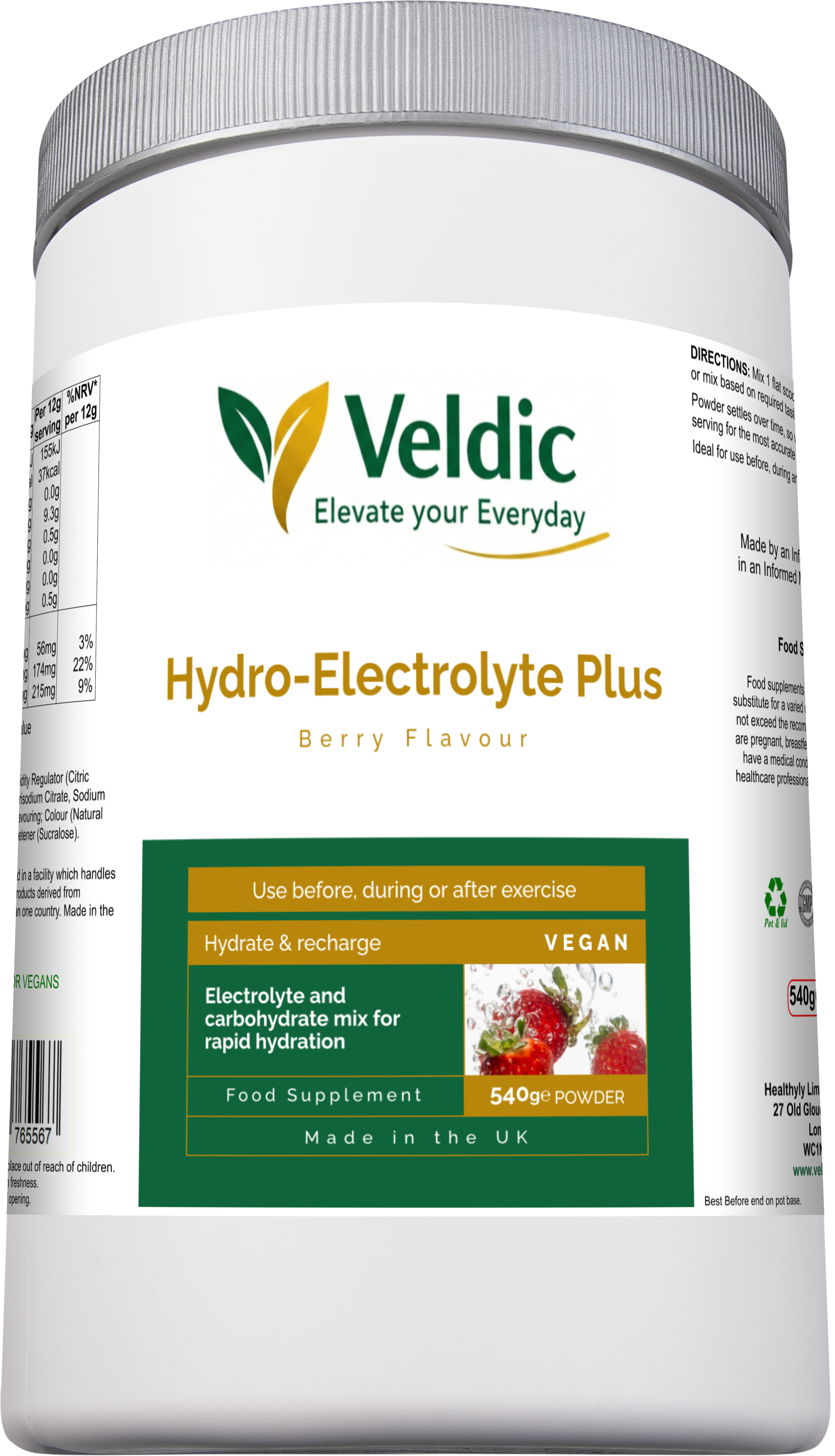 electrolyte supplement for active lifestyle