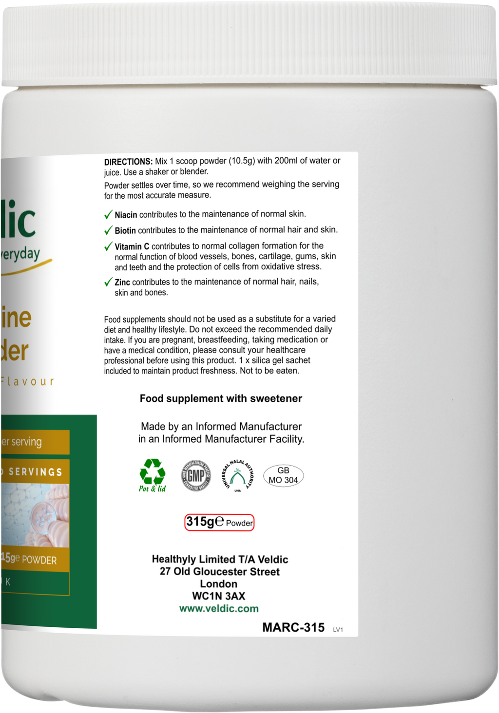collagen powder for beauty and wellness