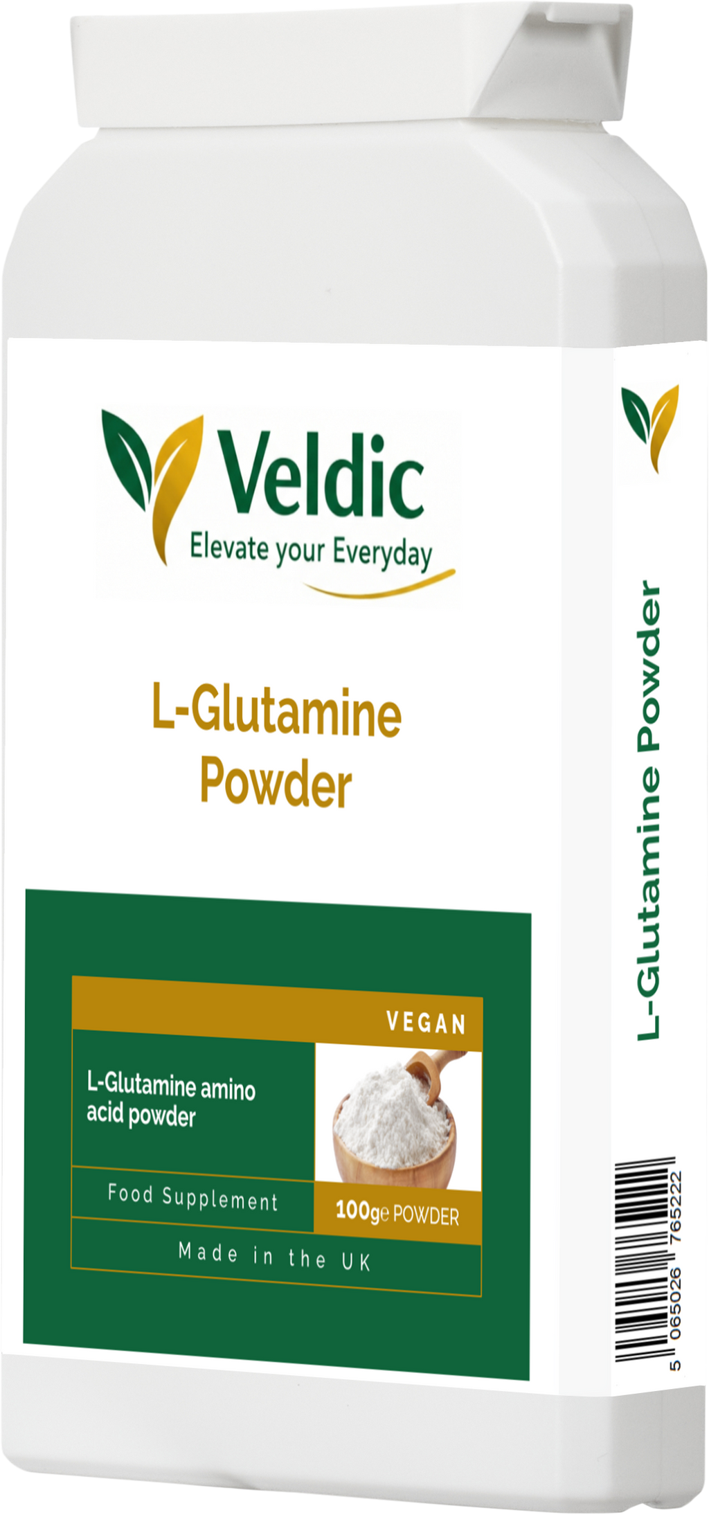 glutamine powder scoop for fitness use