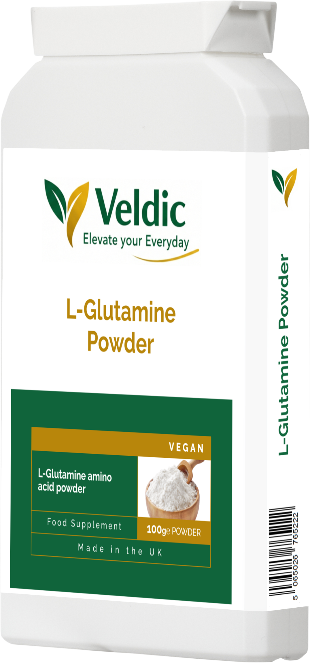 glutamine powder scoop for fitness use