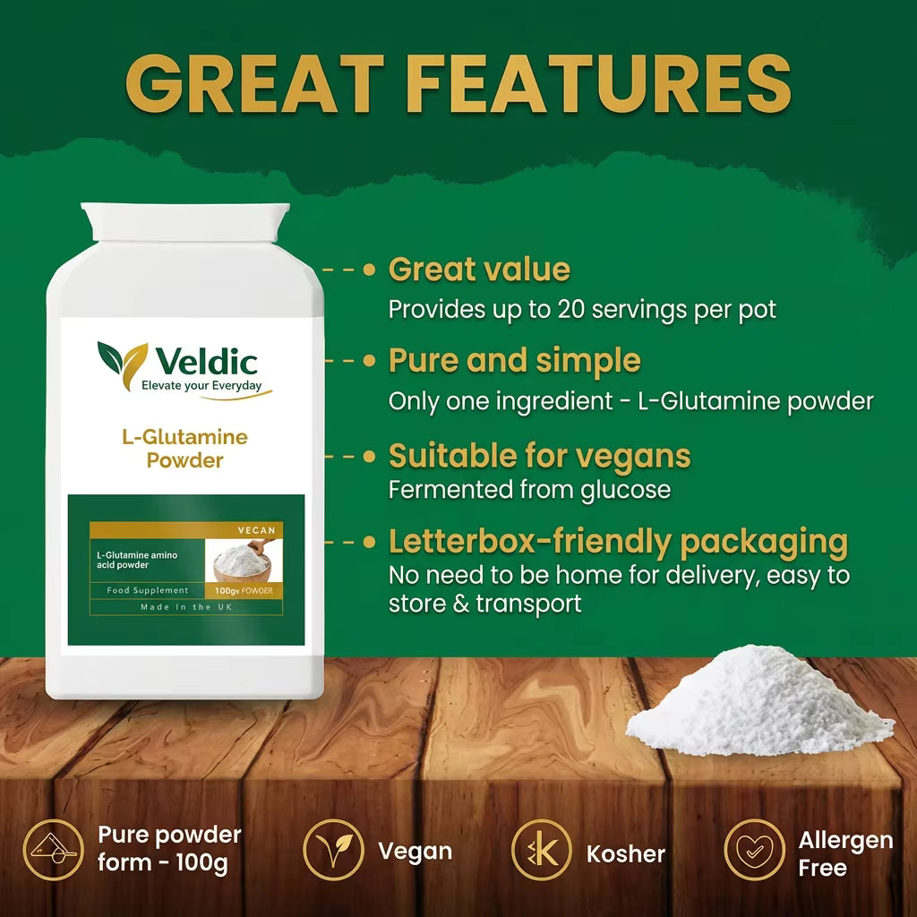 glutamine supplement for gut health and digestion support