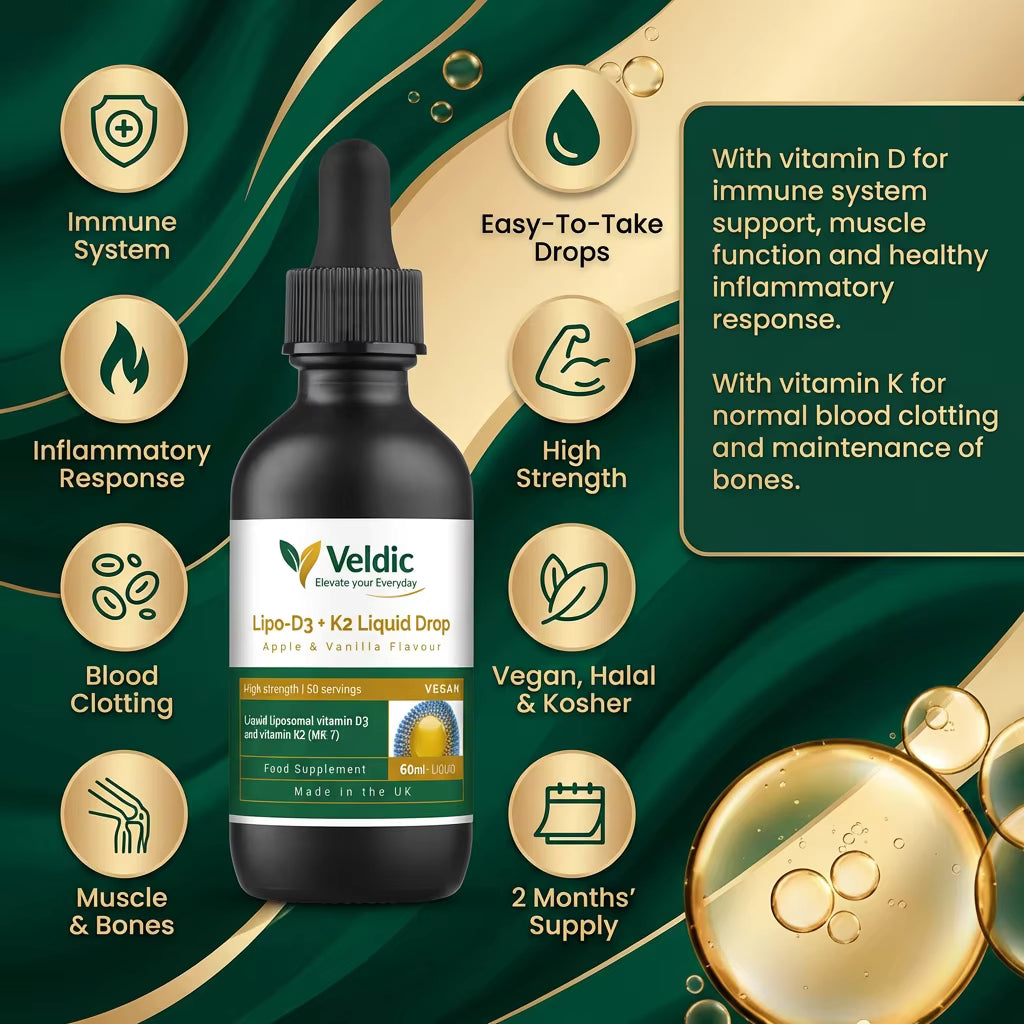 vitamin d3 k2 liquid drops ingredients and nutritional information