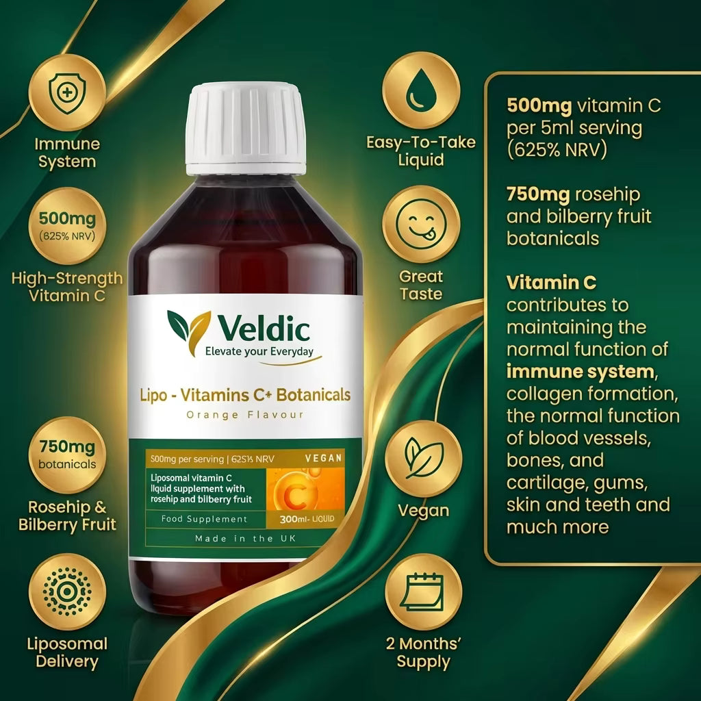 liposomal vitamin c for enhanced absorption and energy