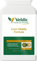 veldic liver vitality formula supplement for liver health and detox