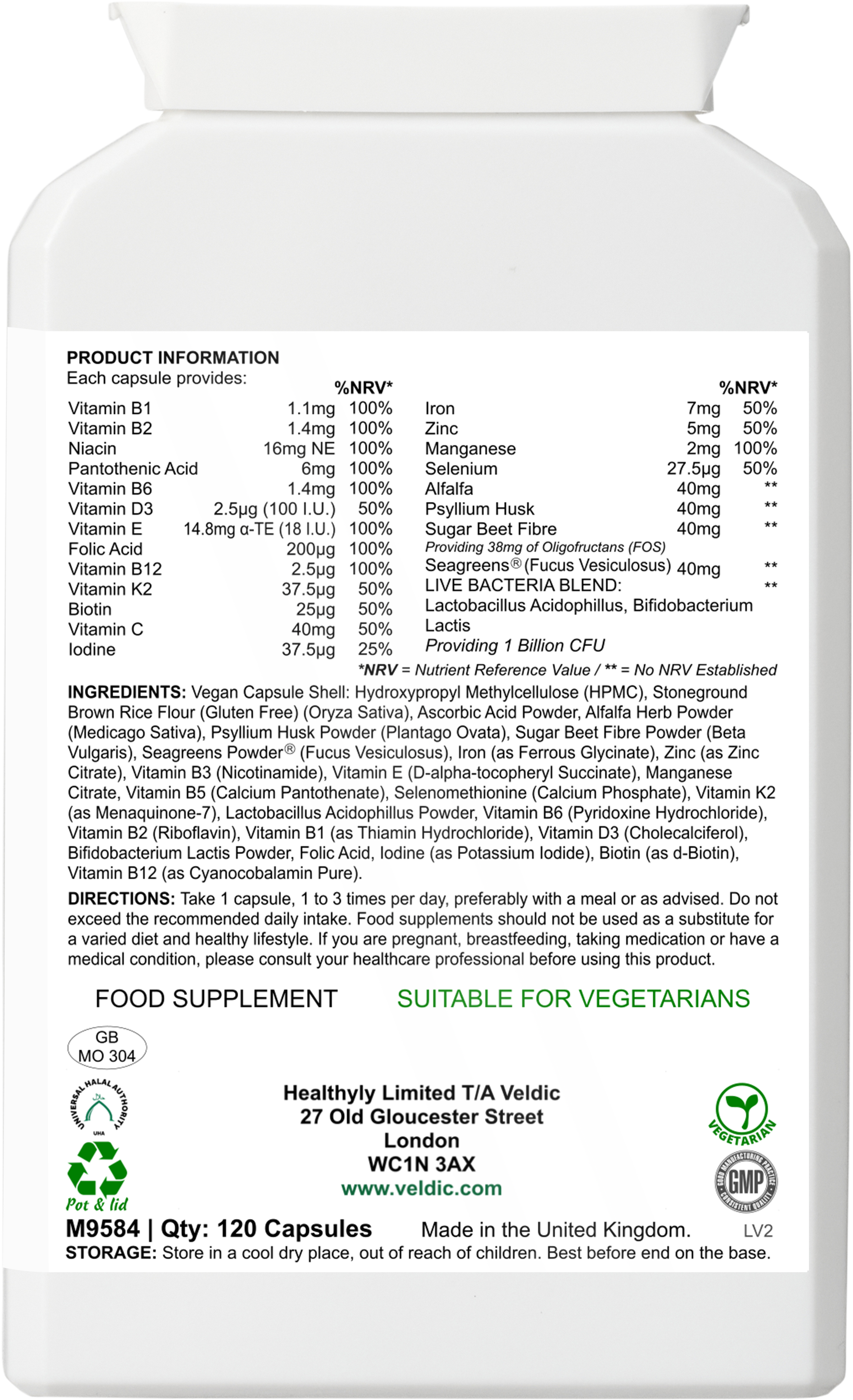 daily vitamin supplement for immune support