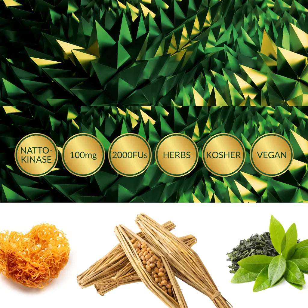 nattokinase supplement for blood flow and cardiovascular support