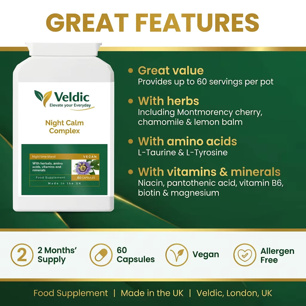 sleep support supplement for stress relief and calmness