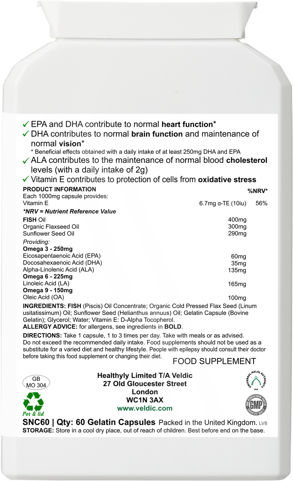 omega supplement for daily nutrition and wellness