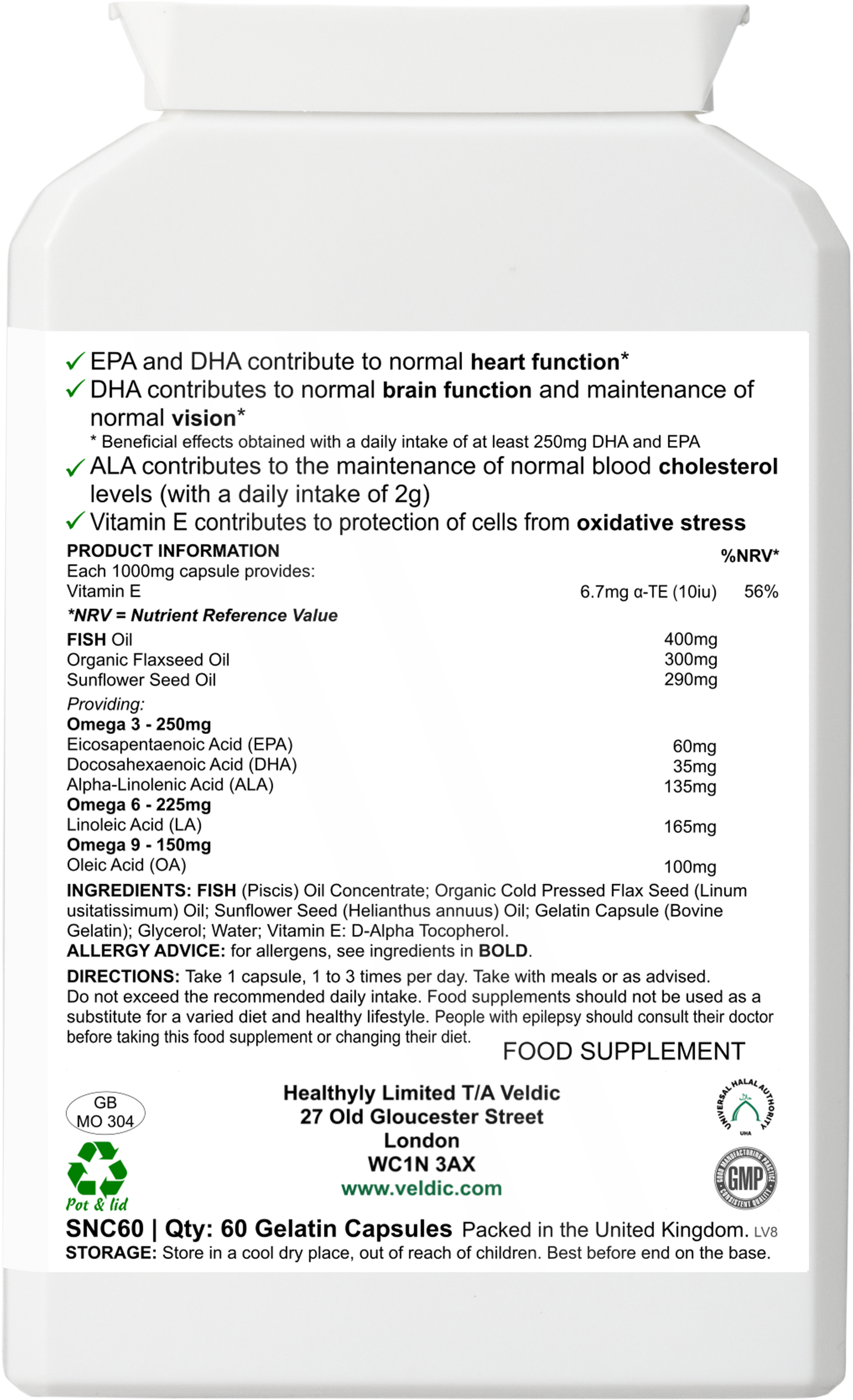 omega supplement for daily nutrition and wellness