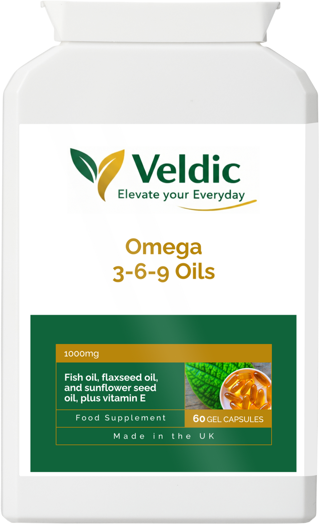 veldic omega 3 6 9 supplement for heart health and wellness