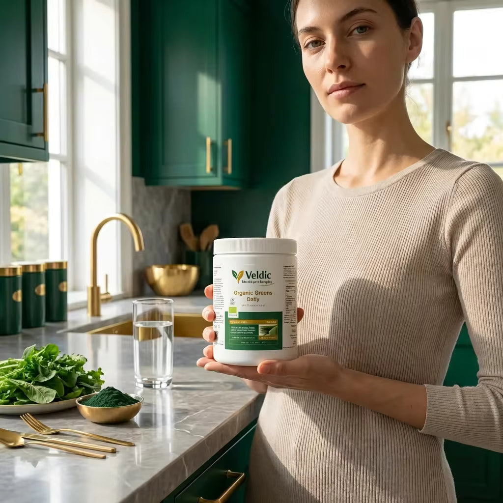 veldic organic greens daily product image