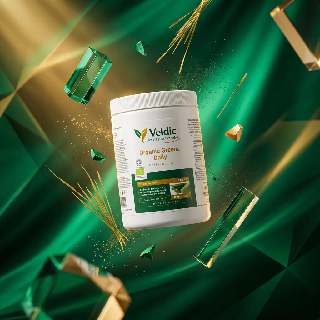 organic greens supplement for overall health support
