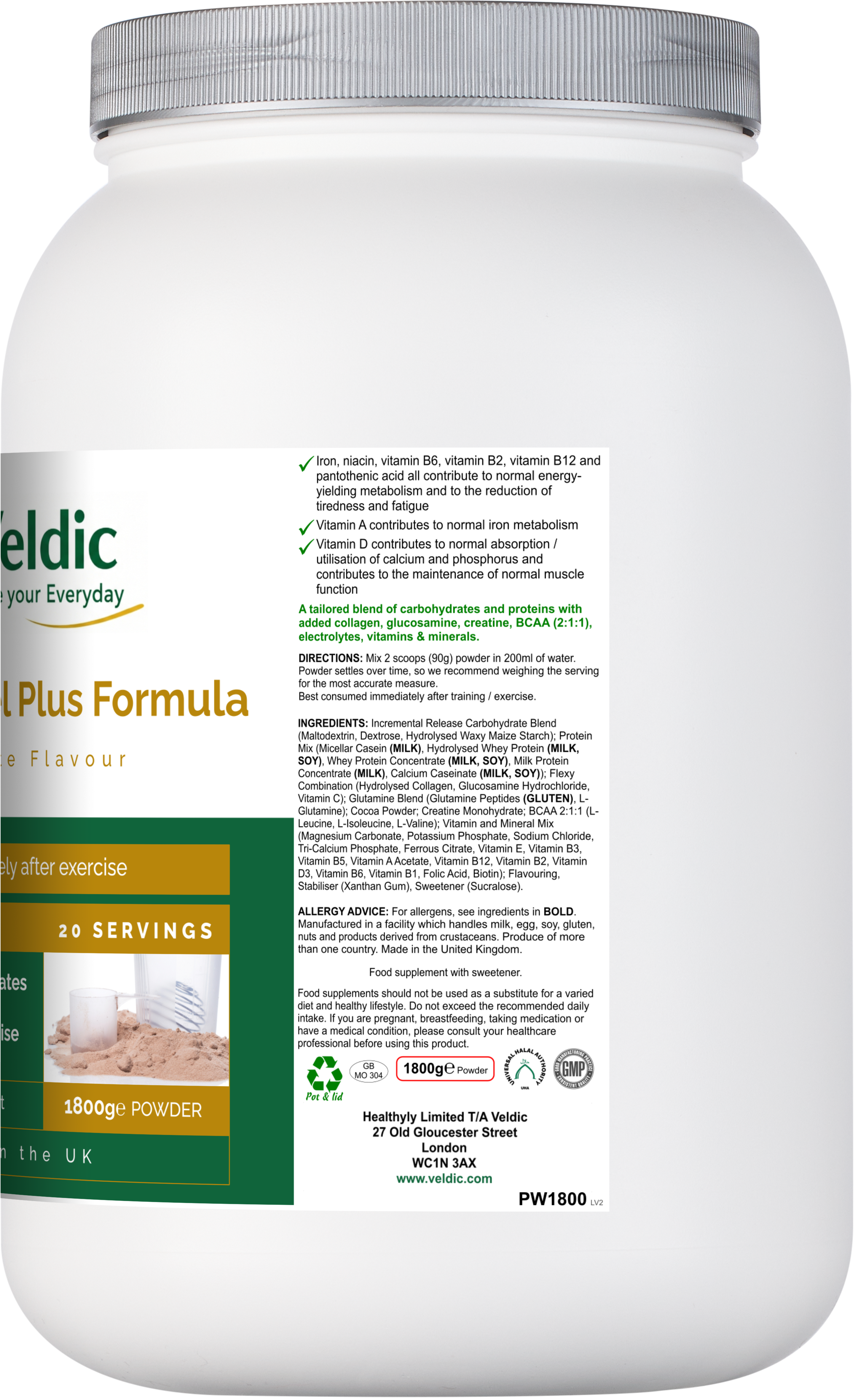 fitness recovery supplement for muscle support