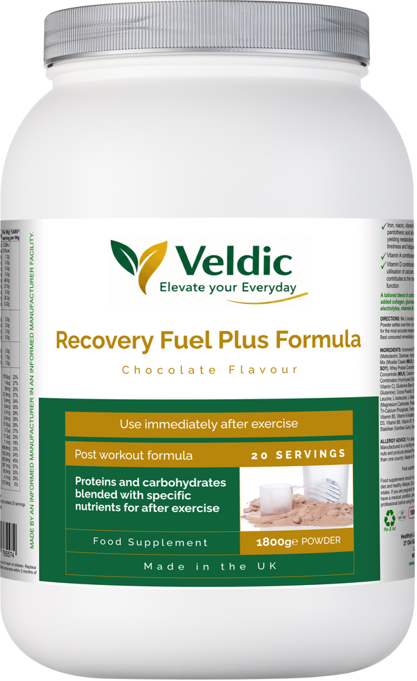 veldic recovery fuel plus for post workout recovery and muscle repair