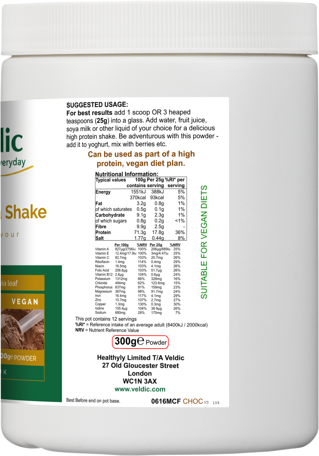 soy protein shake for fitness and daily nutrition
