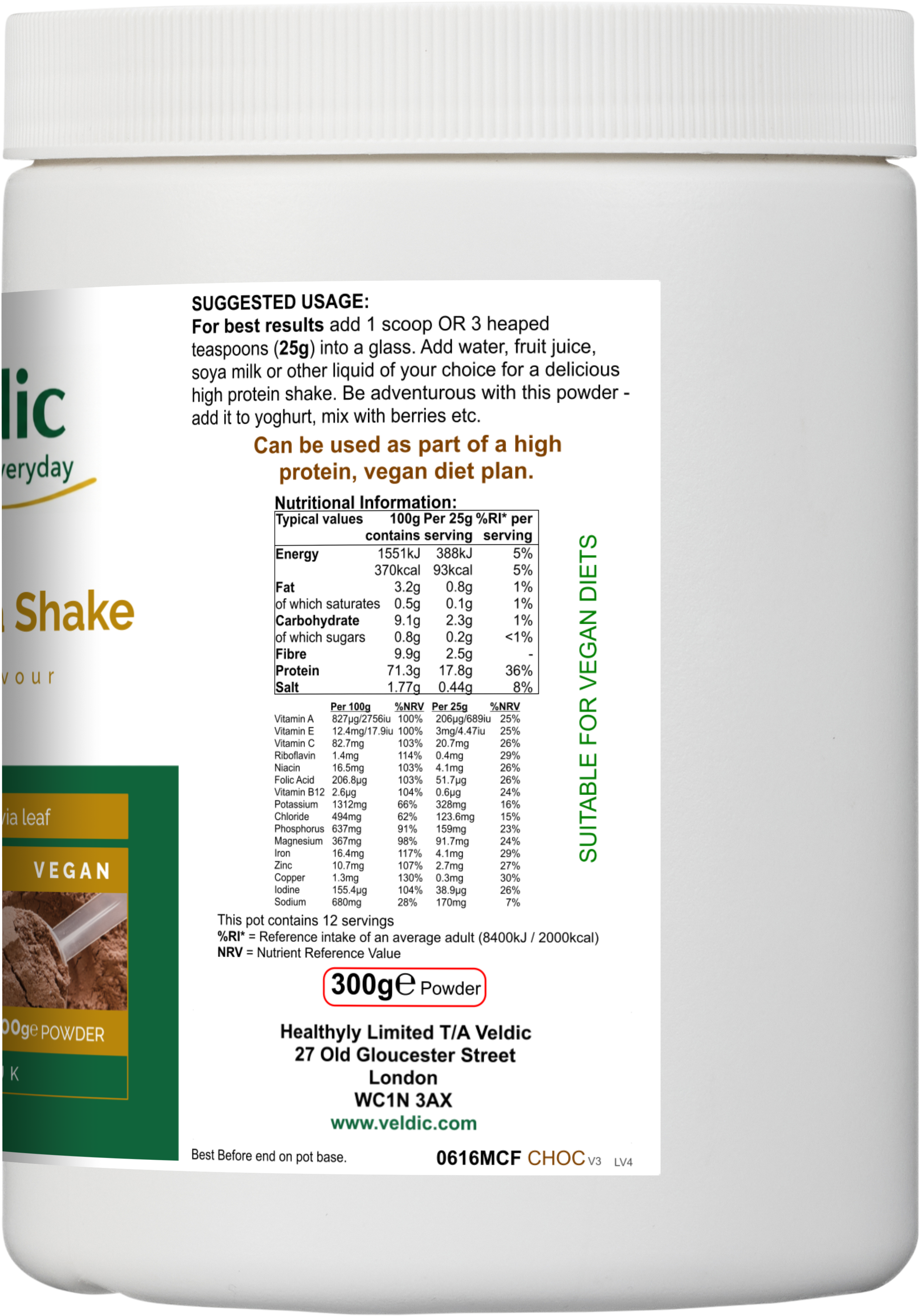 soy protein shake for fitness and daily nutrition
