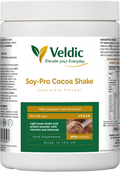 veldic soy pro cocoa shake for plant protein and muscle support