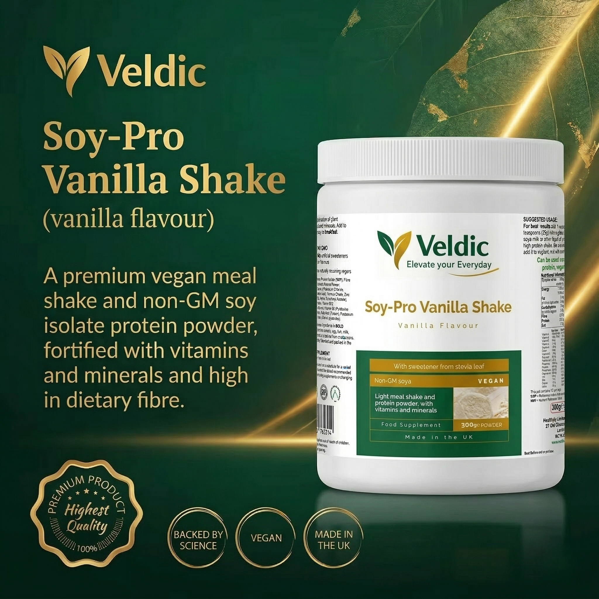 vegan protein powder for muscle recovery and strength