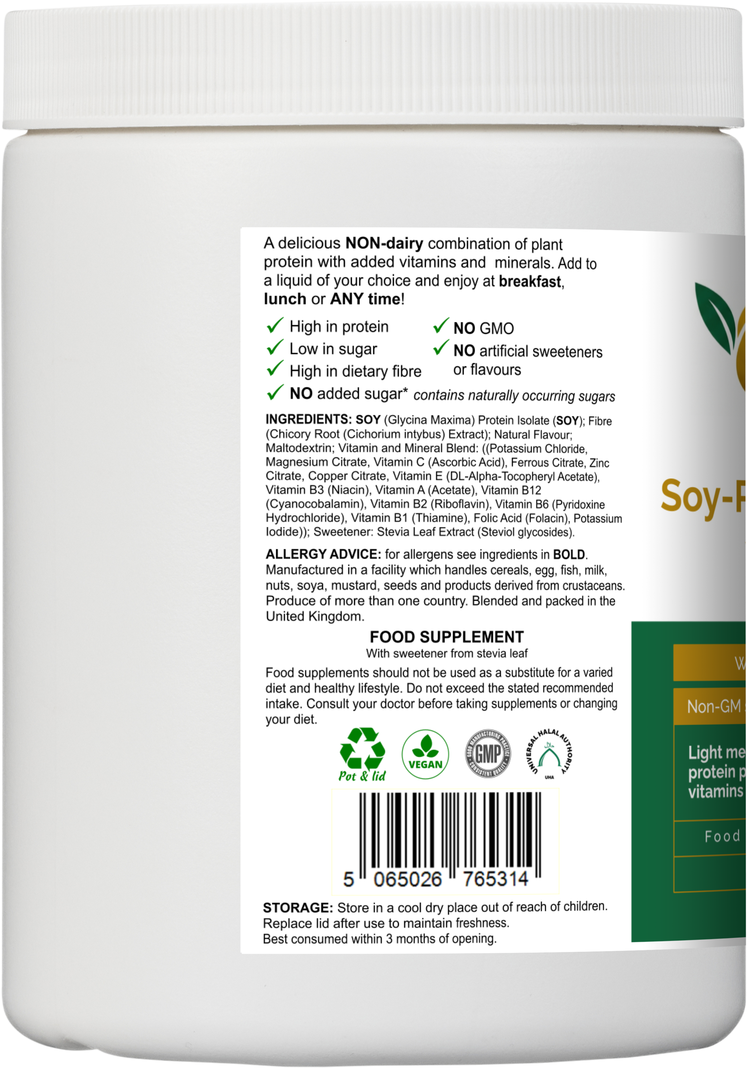 plant protein supplement for muscle growth