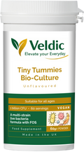 veldic tiny tummies bio culture probiotic for kids gut health