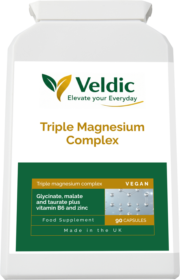 veldic triple magnesium complex for muscle support and relaxation
