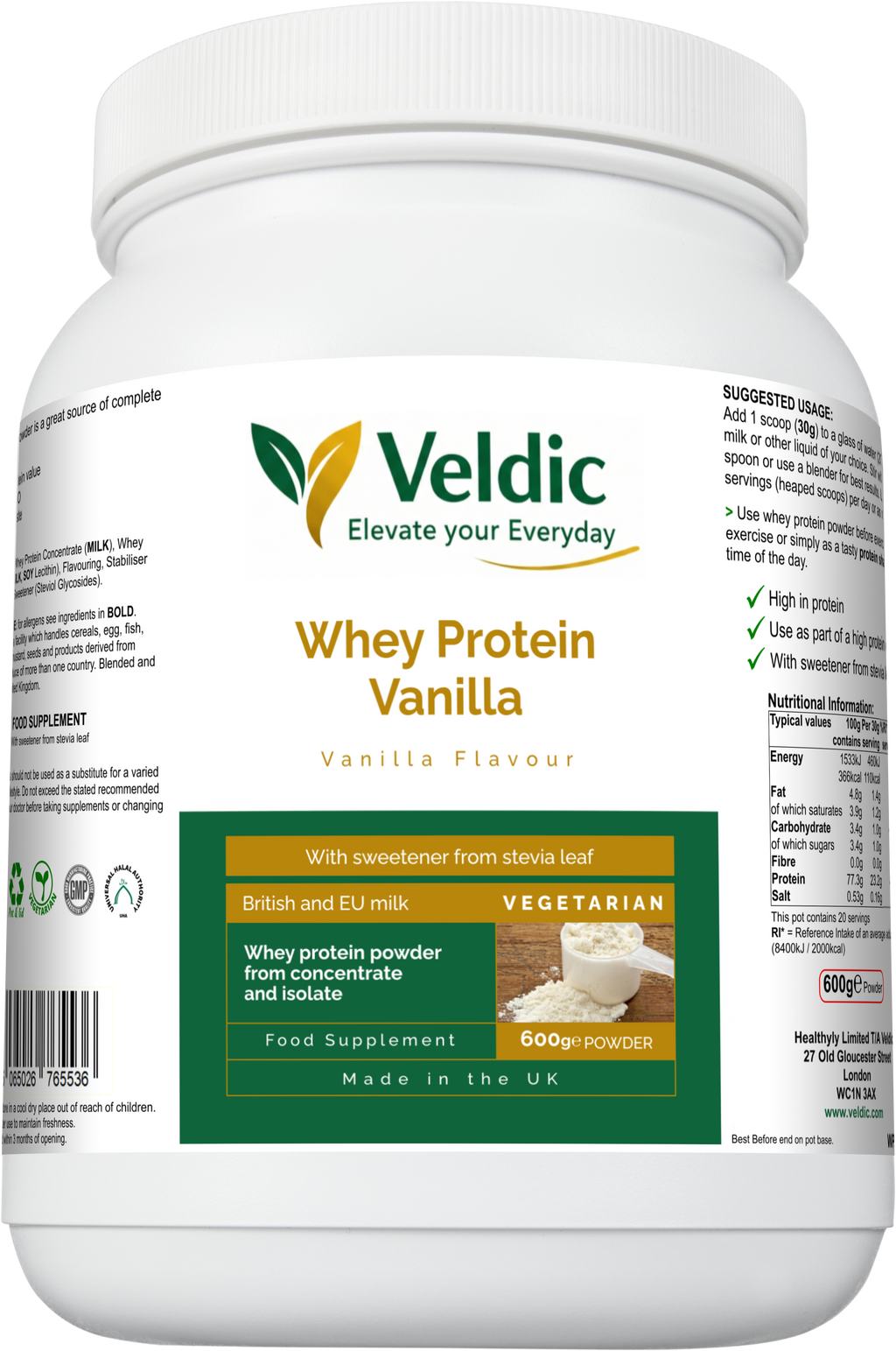 whey protein powder for gym use