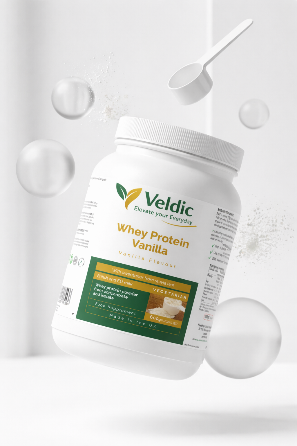 veldic whey protein vanilla product image
